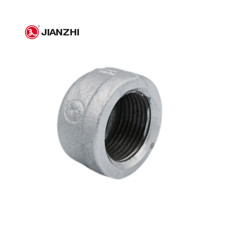 Jianzhi popular factory multiple specifications Wholesale black Pipe Fittings Plumbing Reducing Elbow Nipple CAP