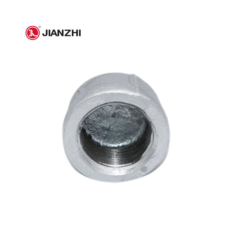 Jianzhi popular factory multiple specifications Wholesale black Pipe Fittings Plumbing Reducing Elbow Nipple CAP