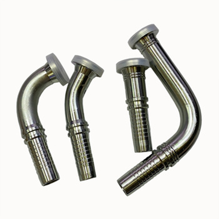 Female and male quick disconnect hydraulic hose fitting and quick release hydraulic connectors