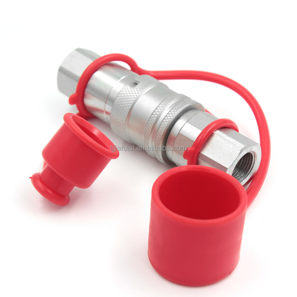 Hydraulics Hoses Fittings Male Female Flat Face Hydraulic Quick Connect Couplings Hose Fitting Adaptor Faster Release