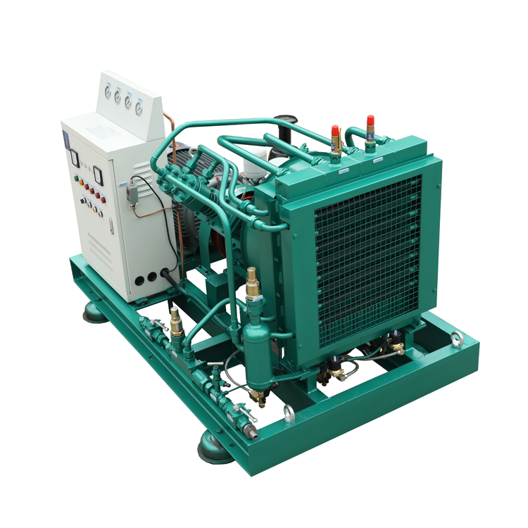 High Pressure 55 KW 4500 Psi  100 Bar Piston Air Compressor Pump for Air Receiver Tank Testing