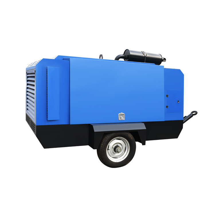 Industrial diesel compressed  high quality mobile diesel screw air compressor Machine Pump OEM Dryer & Air Tank