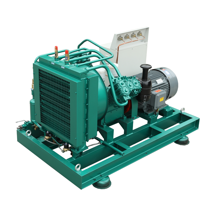 High Pressure 55 KW 4500 Psi  100 Bar Piston Air Compressor Pump for Air Receiver Tank Testing