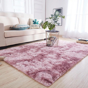 long hair fluffy shaggy rug for bedroom and bedside carpet factory