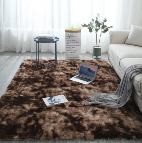 long hair fluffy shaggy rug for bedroom and bedside carpet factory