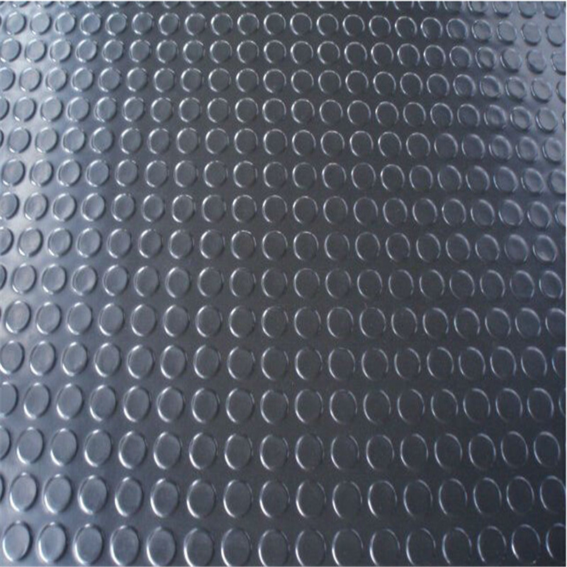 Anti-Slip Coin Round Stud DOT Pattern Rubber Mat Flooring