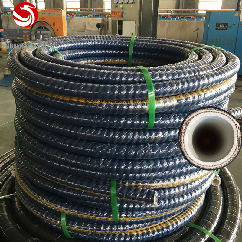 1,2,3,4 inch  Flexible strong nitric acid alkali neoprene UHMWPE Chemical Rubber Hose for all strong corrosive liquids