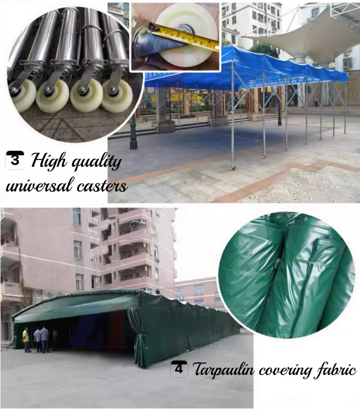 Pop Up Outdoor Waterproof Portable Outdoor Foldable Car Garage Tent Folding Metal Gazebo Folding Canopy Tent