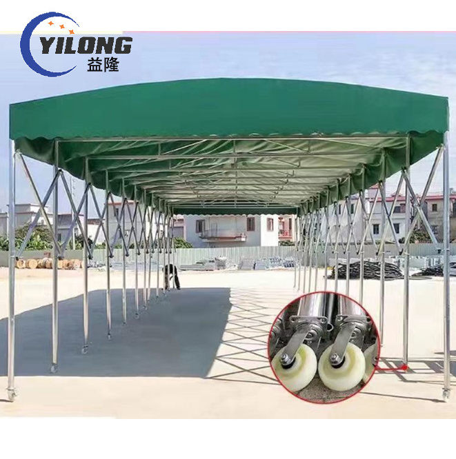 durable folding tarpaulin roofing galvanized frames sun shade foldable carport