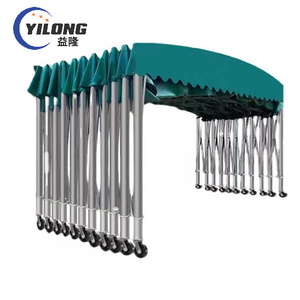 heavy steel frame durable tarpaulin portable foldable car port canopy retractable carport garages canopies