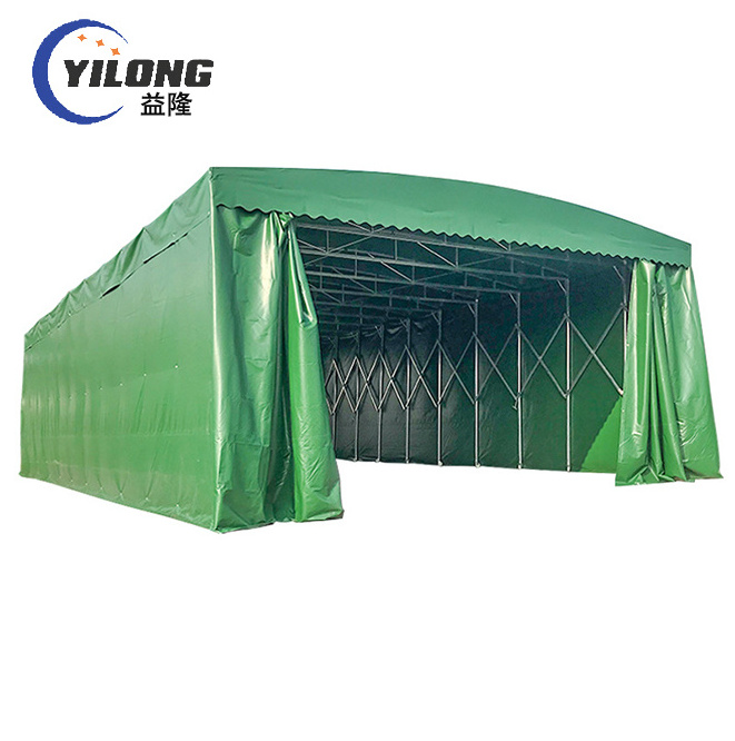 Outdoor waterproof roofing canvas steel frames portable car wash shelter