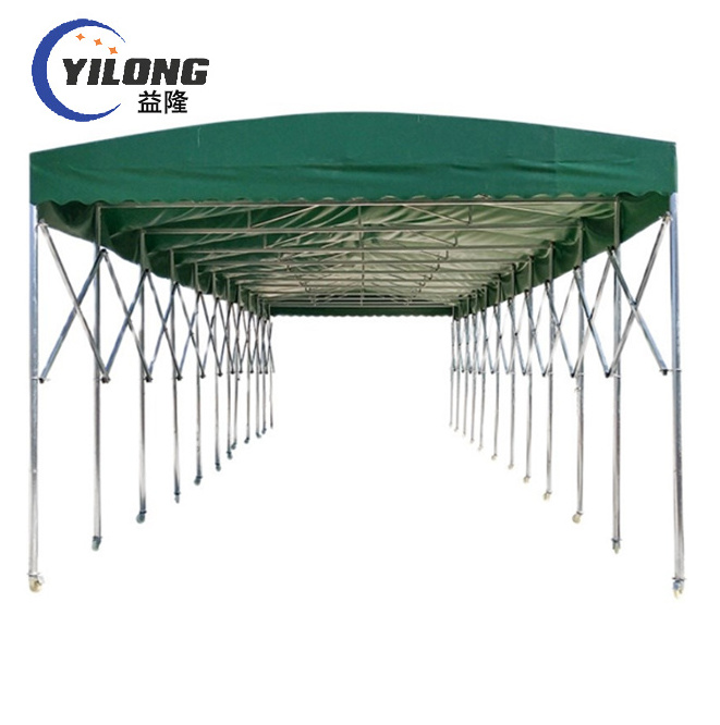 heavy duty portable tarpaulin roofing steel frames car parking moving folding sun shade fabric carport canopy