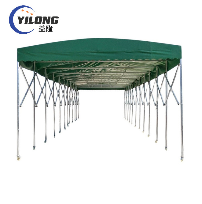 heavy duty portable tarpaulin roofing steel frames car parking moving folding sun shade fabric carport canopy