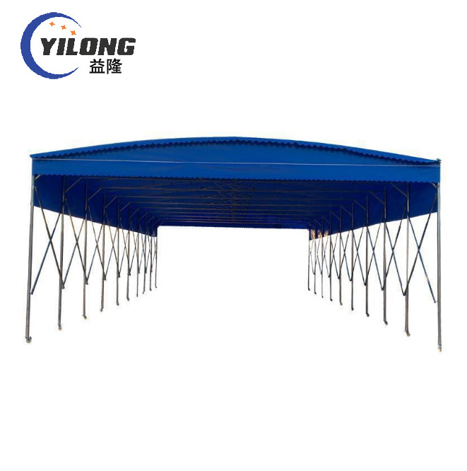 durable folding tarpaulin roofing galvanized frames sun shade foldable carport