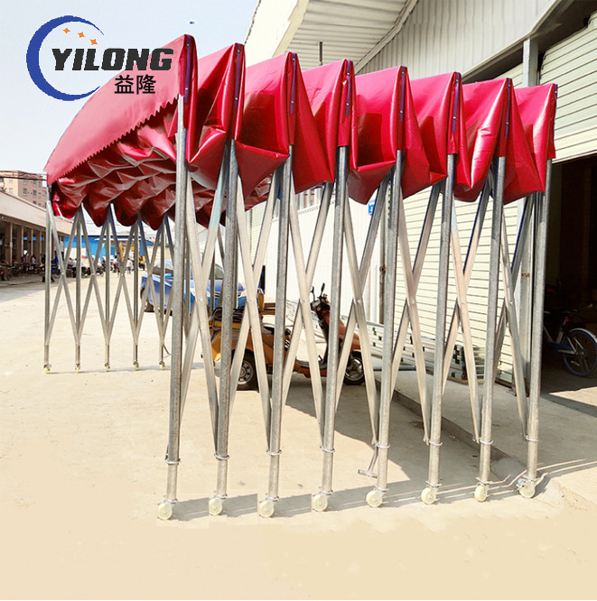 heavy steel frame durable tarpaulin portable foldable car port canopy retractable carport garages canopies