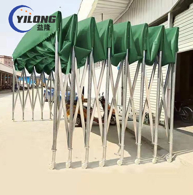 heavy steel frame durable tarpaulin portable foldable car port canopy retractable carport garages canopies