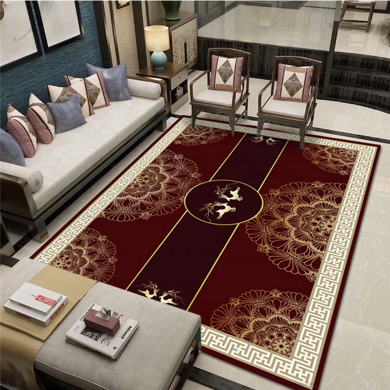 Wholesale Price Floor Area Rugs 3D Living Room Carpets Large Wide Application Hali Anti-skid Carpete Home Decoration Mat Tapetes