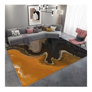 Silky And Shiny Touch 3D Living Room Carpet Koberec Machine Washed Portable Indoor Mat Teppich Ruggable Digital Printed Area Rug