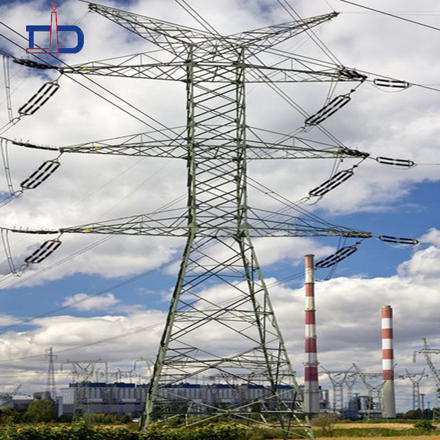 China substation steel transmission line quality transmission tower electrical tower steel frame electrical tower pole