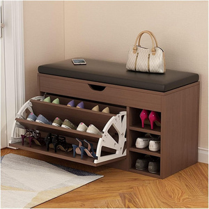 Living room Furniture Shoe display Rack Scarpiera Bench Shoe shelf Closet Space Save Storage Wooden Shoes Cabinet Racks