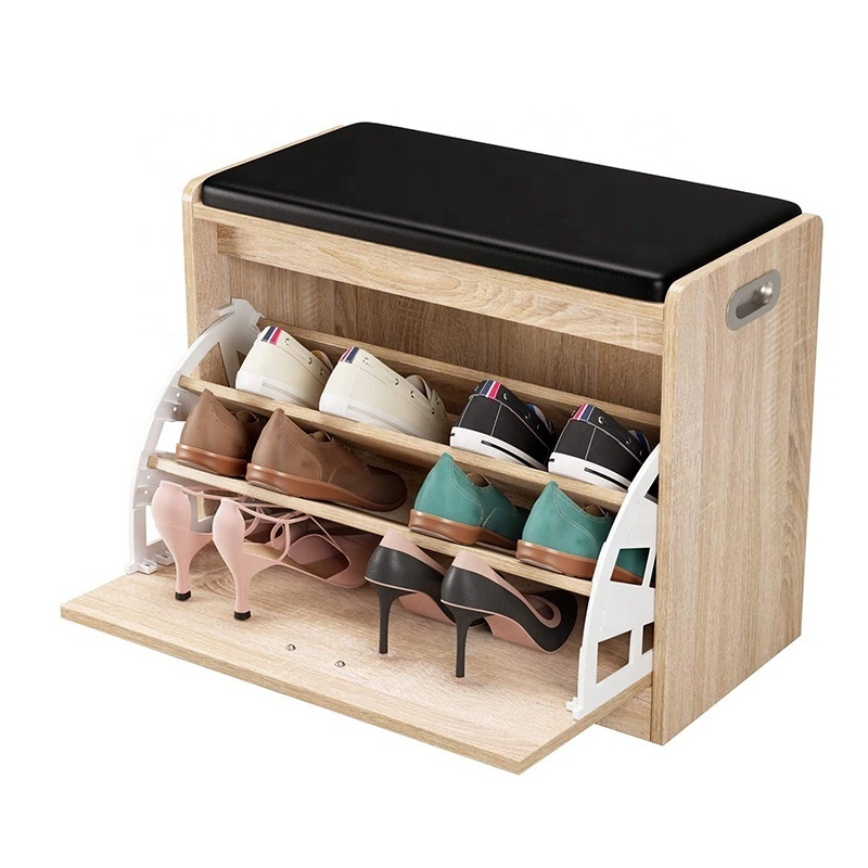 2023 cheaper price small size  entryway bench with shoe storage hallway bench shoe rack bench