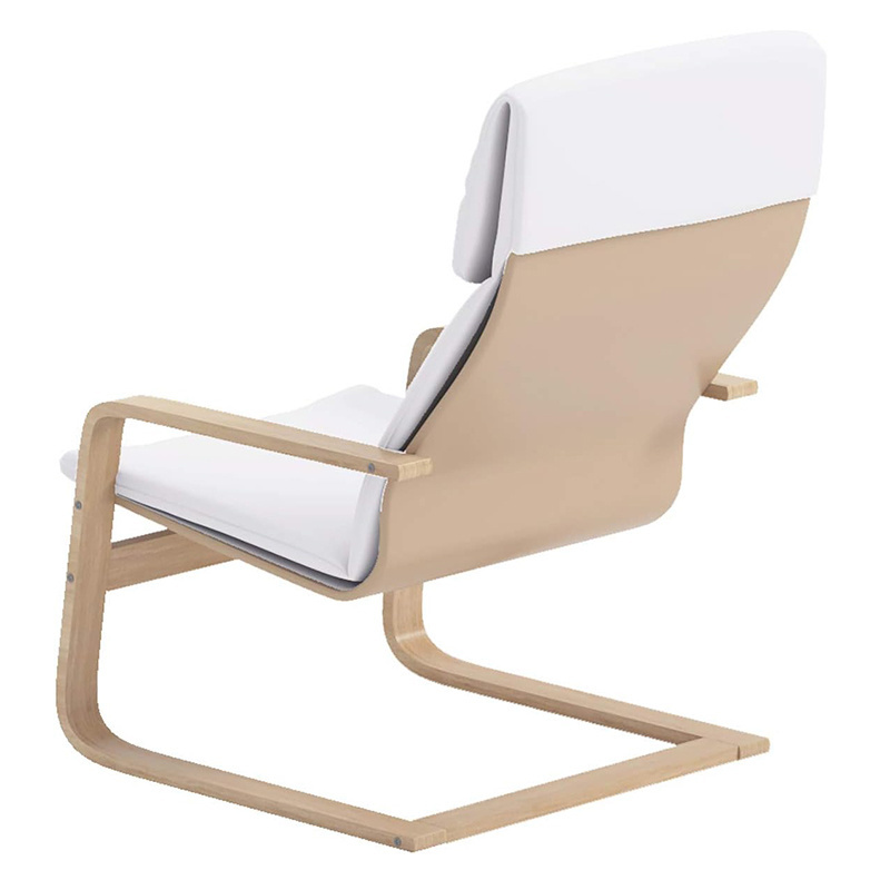 Suspended Rocking Chaire Lounge Armchair Modern Suspended Wooden Rocking Living Room Chair For Adults