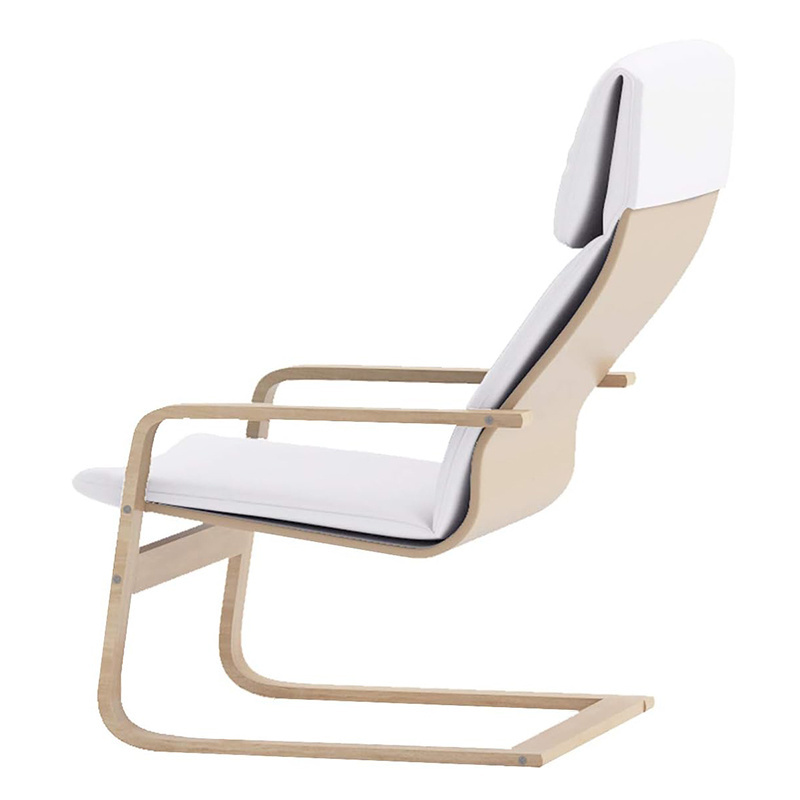 Suspended Rocking Chaire Lounge Armchair Modern Suspended Wooden Rocking Living Room Chair For Adults