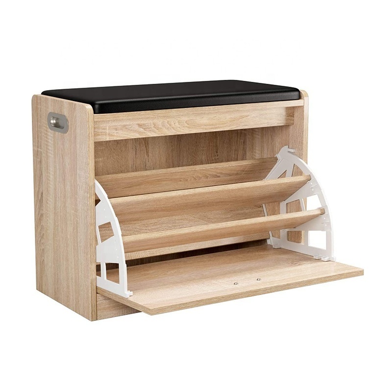 2023 cheaper price small size  entryway bench with shoe storage hallway bench shoe rack bench