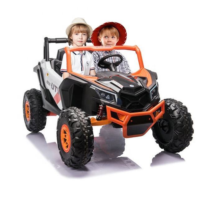 Newest Luxury kids UTV 24v ride on car 2 seats big kids electric car kids battery car