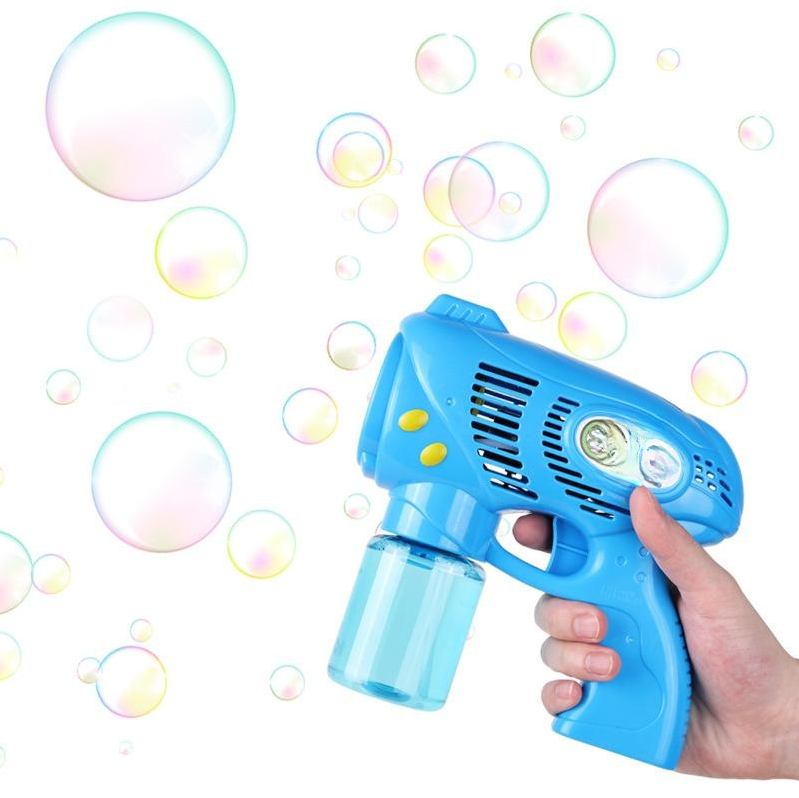 2023 Bubble Machine Kids Toys Electric Bubble Guns Sound Light And Batteries