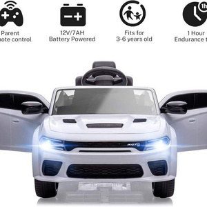 Licensed DODGE children electric cars kids toy ride on car 12V Charger Battery baby Powered Remote Control Electric Car for Kids