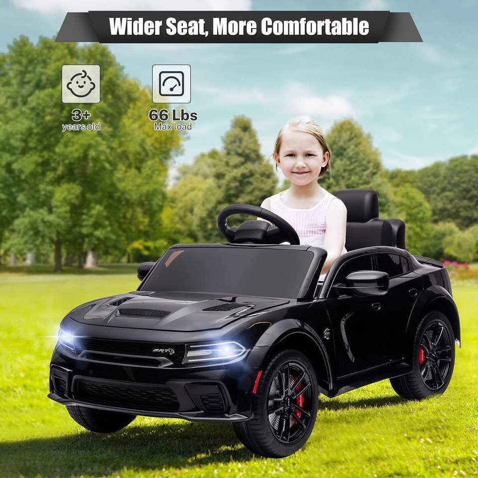 Licensed DODGE children electric cars kids toy ride on car 12V Charger Battery baby Powered Remote Control Electric Car for Kids