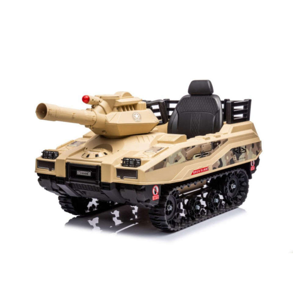 High Quality Latest Kids Remote Control Ride on Army Tank Car Real Track Ride-On Car for Kids Electric Children's Toy Vehicle