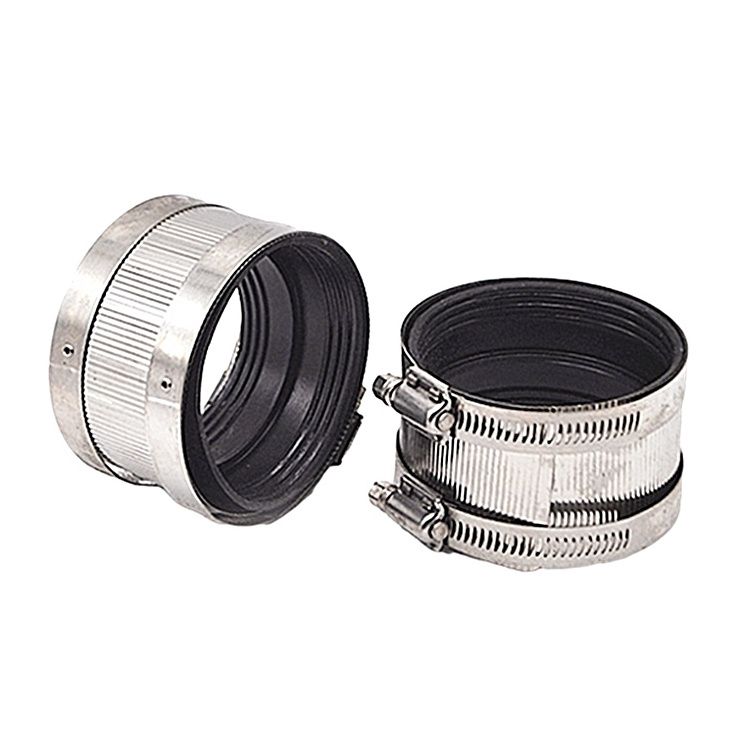 Hot sell custom high pressure rubber stainless steel 4 inch coupling hose clamp