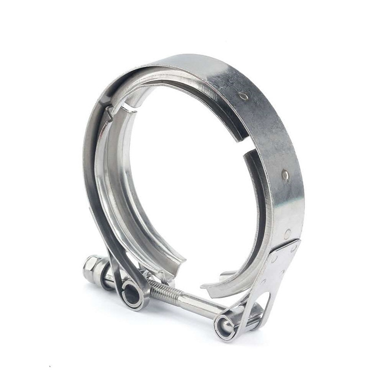 China supplier  heavy duty 304 stainless steel exhaust band clamps V Band Clamps