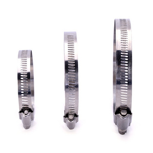 12.7mm stainless steel adjustable American type worm gear hose clamps