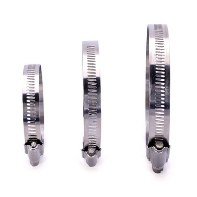 12.7mm stainless steel adjustable American type worm gear hose clamps