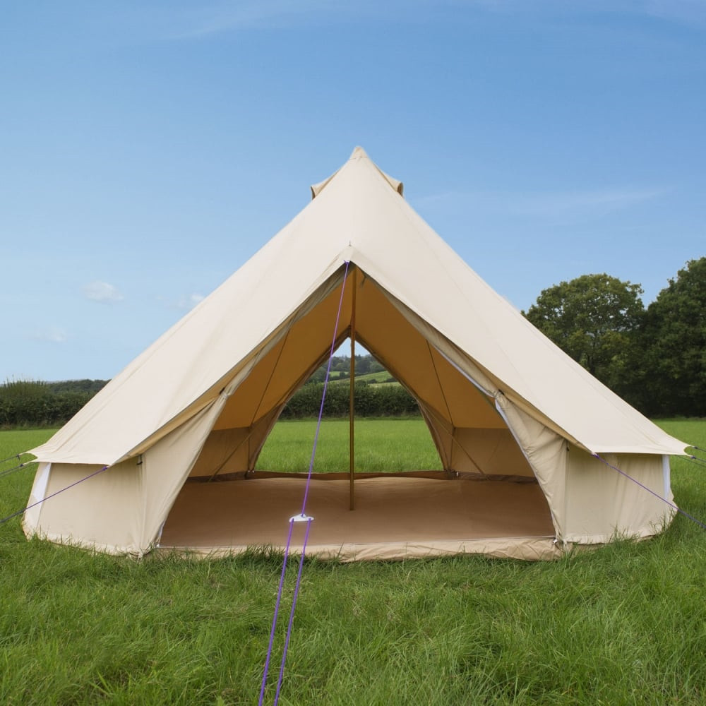 Glamping Tent Wall Yurt Family Tent Camping Outdoor Cotton Canvas Bell Tent