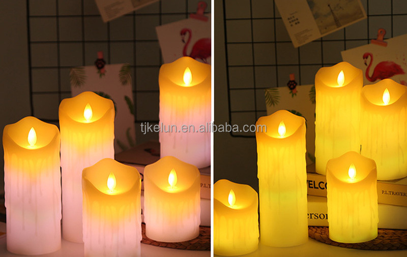 GJ-LC007 Wholesale led tealight candles with remote control candle led candle Electric Battery Operated home wedding decor