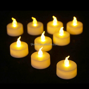 GJ-LC003 Wholesale led tealight candles electric led candle light led light candle lights with moving flame votive battery opera