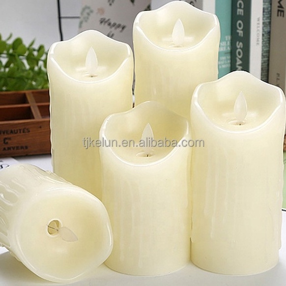 GJ-LC008 factory low price flameless christmas led candle tealight With Moving Dancing Flame for home wedding decor