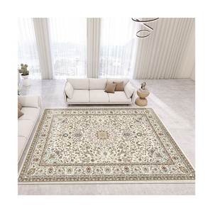 Large Nordic Turkish Arabic Living Room Carpet Printing Acrylic Area Rug Antique Persian Plush Rug And Carpet