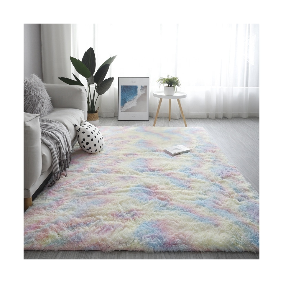 Best Selling Fluffy Shaggy Modern Home Anti-Slip Area Rugs and Carpets Wholesale Shaggy Area Carpet for Bedroom and Living Room