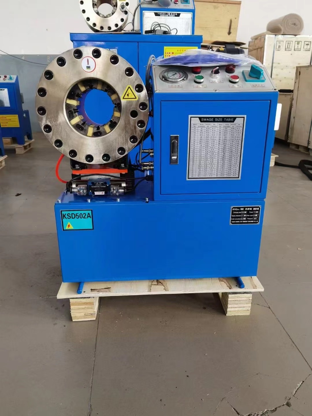 Cost-effective hose 4sp used hydraulic hose crimping machine high pressure  motorcycle crimper 2inch Air hose Press Machine