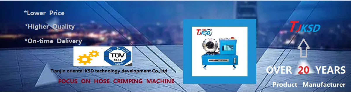 Lower price automatic hose crimping machine garden hose crimp machine air type pipe pressing hydraulic hose crimper machine