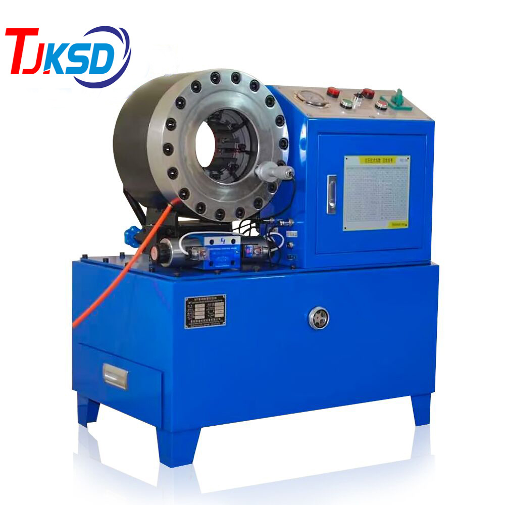 With quick change tools machine a flexible industrial hydraulique rubber hose making crimping machine