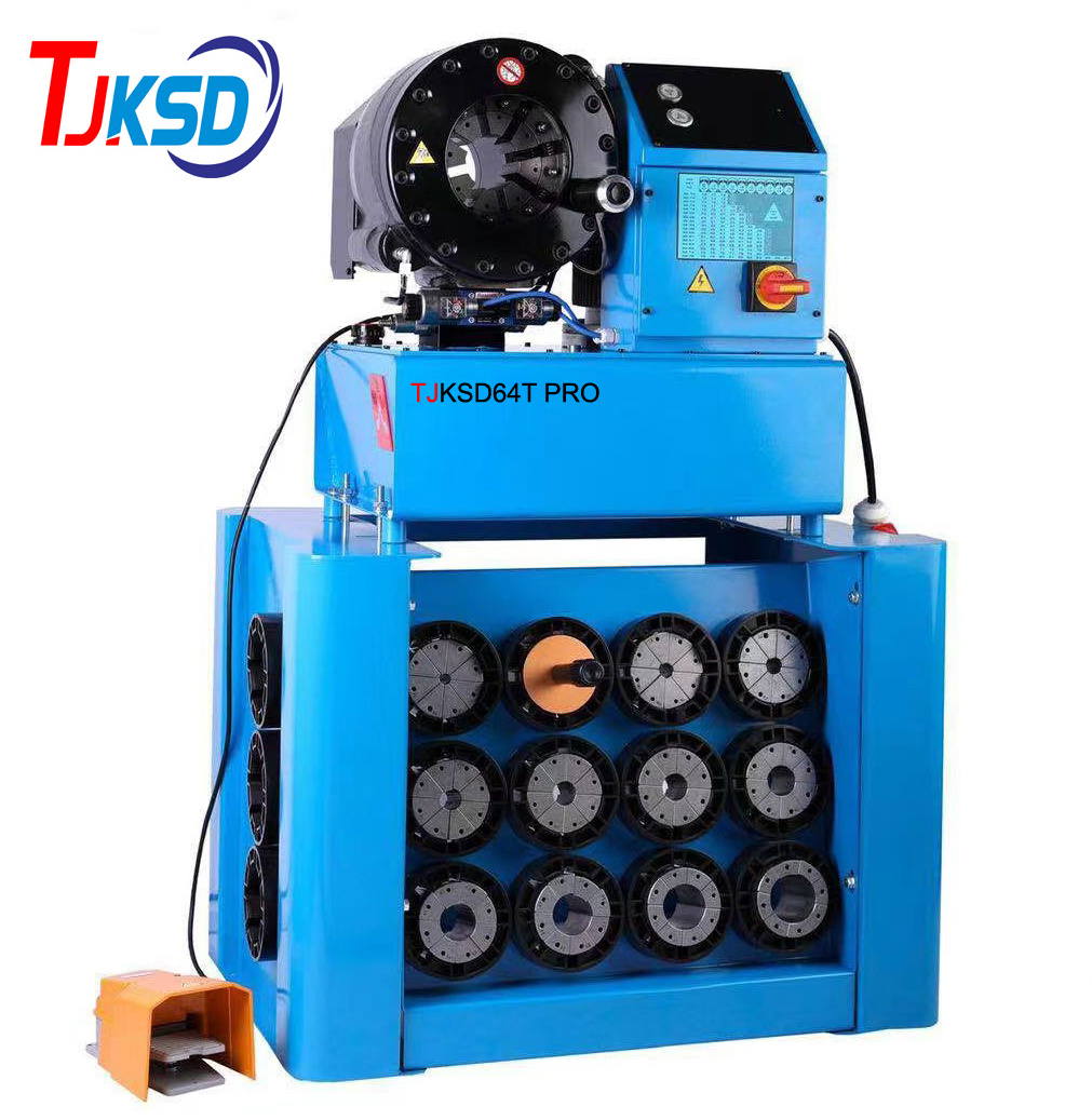 DX68 DX69 factory Automatic 1/4-2'' P32 P20 hydraulic hose  Pipe pressing tool crimper Excavator Hose crimping Machine