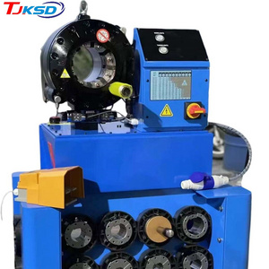 Cost-effective 2.5 " quality brake hose crimping machine Small automatic swaging crimping pneumatic steel hydraulic hose pipe