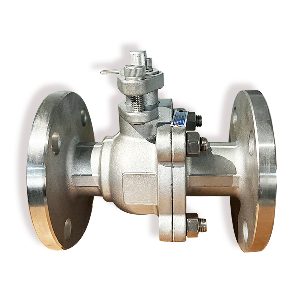 Flange Ball Valve Q41F-25C 2.5Mpa PTFE Seal Heavy Duty Stainless Steel Metal Ball Valve