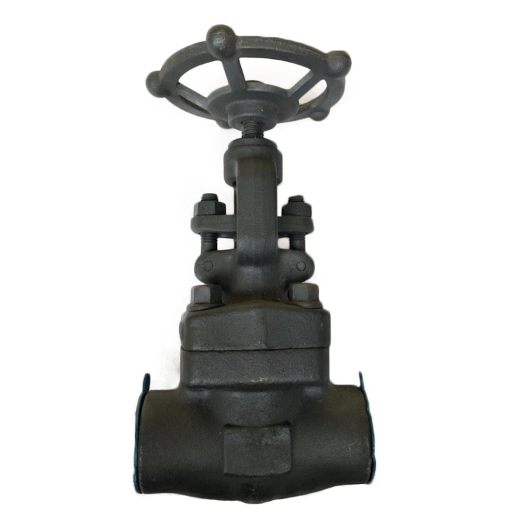 API 602 800lb 1500lb 2500lb Outside Screw Yoke Forged Steel Gate Valve With Wheel Handle